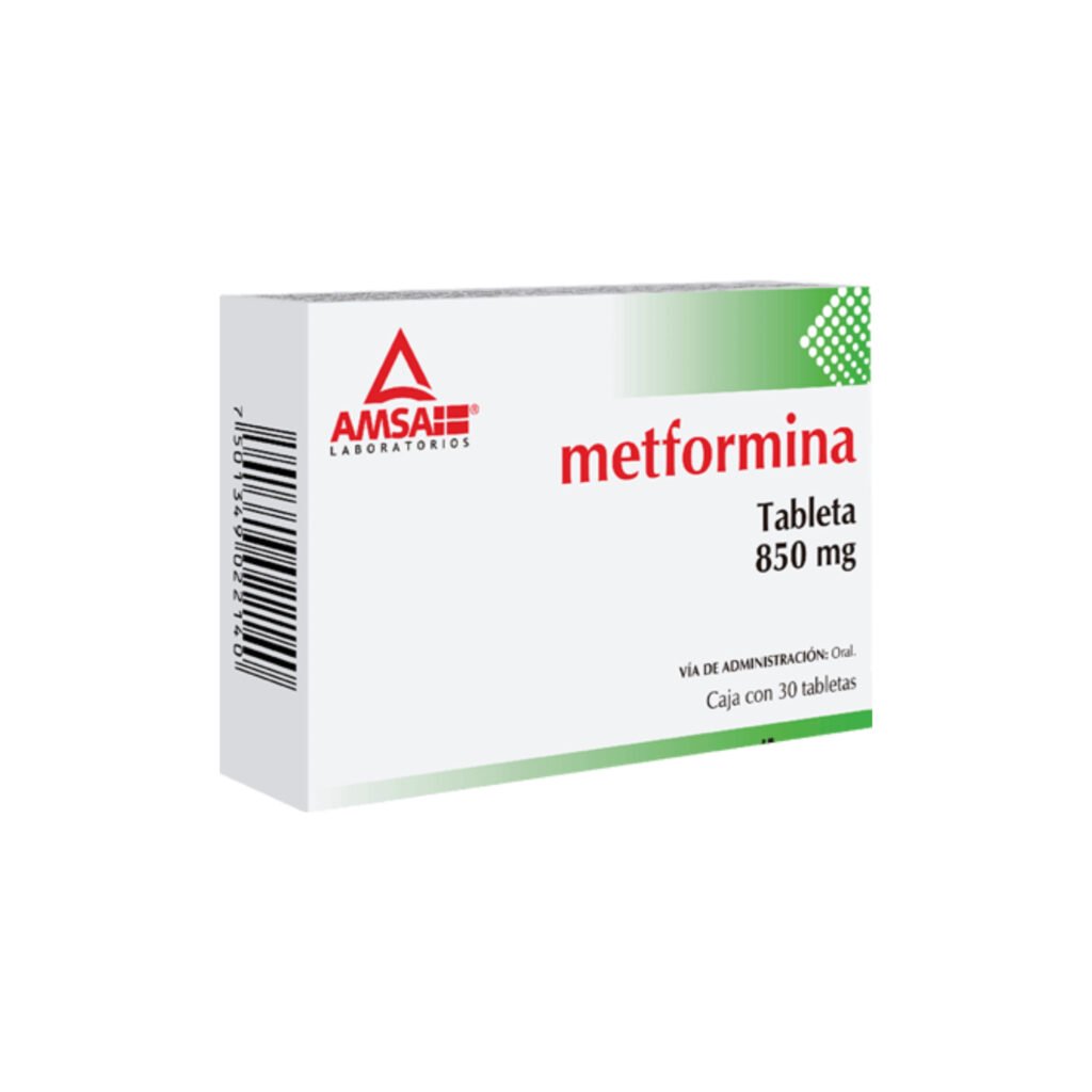 Metformina 850 C/30T Amsa | Farmacias ABC