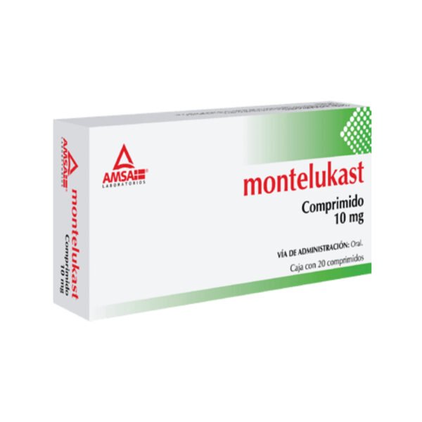 Montelukast 10Mg C/20Comp Amsa | Farmacias ABC