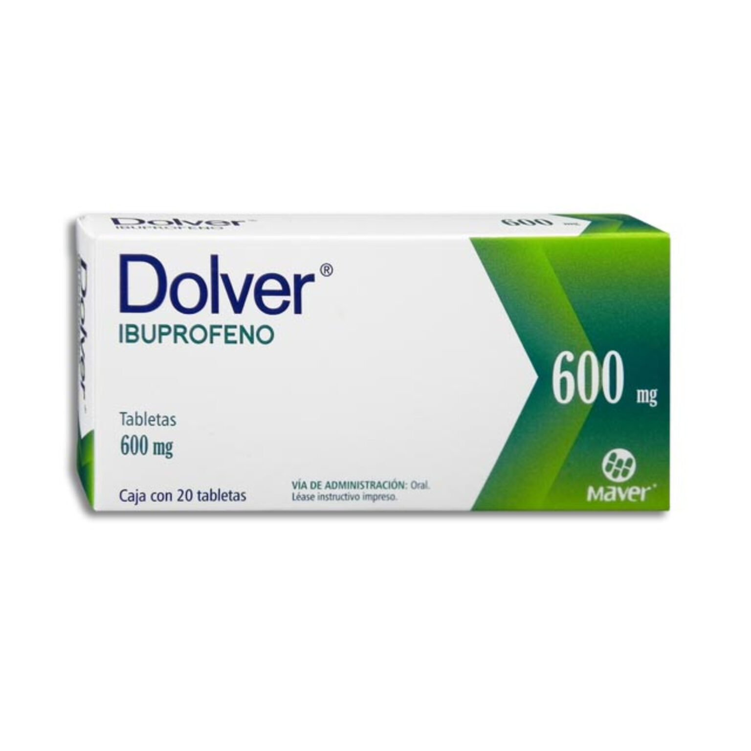 DOLVER 600 MG C/10 TAB IBUPROF Farmacias ABC